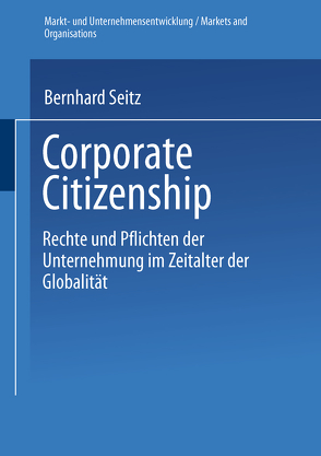 Corporate Citizenship von Seitz,  Bernhard