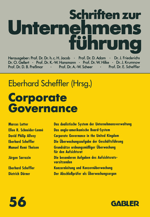 Corporate Governance von Scheffler,  Eberhard