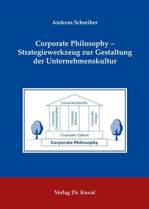 Corporate Philosophy – Strategiewerkzeug zur Gestaltung der Unternehmenskultur von Schreiber,  Andreas