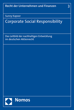 Corporate Social Responsibility von Kapoor,  Sunny