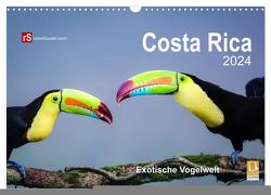 Costa Rica 2024 Exotische Vogelwelt (Wandkalender 2024 DIN A3 quer), CALVENDO Monatskalender von Bergwitz,  Uwe