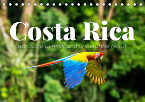 Costa Rica – exotische Tierwelt und unberührte Natur (Tischkalender 2024 DIN A5 quer), CALVENDO Monatskalender von Monkey,  Happy