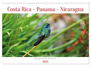 Costa Rica – Panama – Nicaragua (Wandkalender 2024 DIN A3 quer), CALVENDO Monatskalender von Berns,  Nicolette