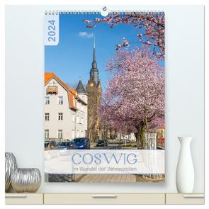 Coswig – Im Wandel der Jahreszeiten (hochwertiger Premium Wandkalender 2024 DIN A2 hoch), Kunstdruck in Hochglanz von Hanke,  Gabriele