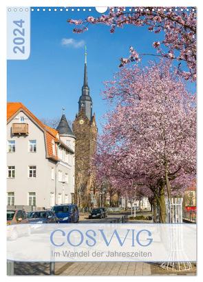 Coswig – Im Wandel der Jahreszeiten (Wandkalender 2024 DIN A3 hoch), CALVENDO Monatskalender von Hanke,  Gabriele