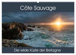 Côte Sauvage – Die wilde Küste der Bretagne (Wandkalender 2024 DIN A2 quer), CALVENDO Monatskalender von Gerber,  Thomas