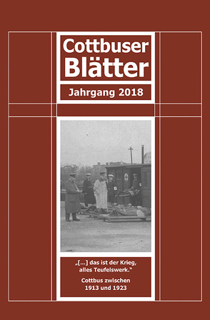 Cottbuser Blätter / Cottbuser Blätter Jahrgang 2018 von Büschel,  Robert