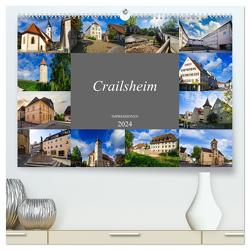 Crailsheim Impressionen (hochwertiger Premium Wandkalender 2024 DIN A2 quer), Kunstdruck in Hochglanz von Meutzner,  Dirk