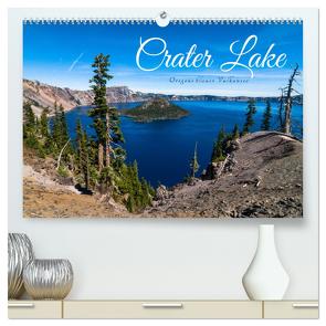 Crater Lake – Oregons blauer Vulkansee (hochwertiger Premium Wandkalender 2024 DIN A2 quer), Kunstdruck in Hochglanz von Pechmann,  Reiner