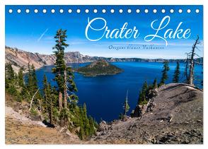 Crater Lake – Oregons blauer Vulkansee (Tischkalender 2024 DIN A5 quer), CALVENDO Monatskalender von Pechmann,  Reiner