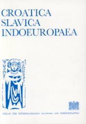 Croatica Slavica Indoeuropaea von Holzer,  Georg