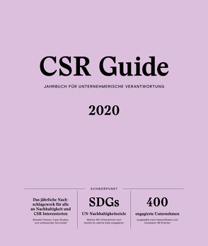 CSR Guide 2020 von medianet Verlag,  medianet Verlag