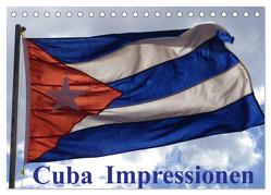 Cuba Impressionen (Tischkalender 2024 DIN A5 quer), CALVENDO Monatskalender von Gorke,  Volkmar