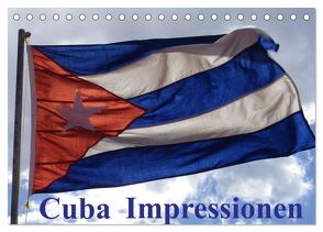 Cuba Impressionen (Tischkalender 2024 DIN A5 quer), CALVENDO Monatskalender von Gorke,  Volkmar