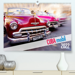 Cuba mobil – Kuba Autos (Premium, hochwertiger DIN A2 Wandkalender 2022, Kunstdruck in Hochglanz) von Tuschy,  Micha