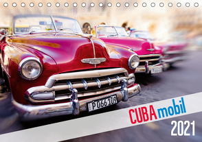 Cuba mobil – Kuba Autos (Tischkalender 2021 DIN A5 quer) von Tuschy,  Micha