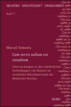 Cum servis nullum est conubium von Simonis,  Marcel