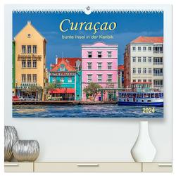 Curaçao – bunte Insel in der Karibik (hochwertiger Premium Wandkalender 2024 DIN A2 quer), Kunstdruck in Hochglanz von Roder,  Peter