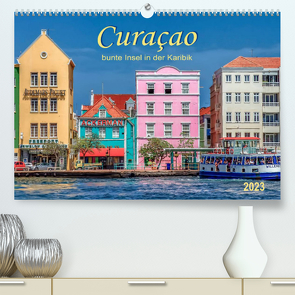 Curaçao – bunte Insel in der Karibik (Premium, hochwertiger DIN A2 Wandkalender 2023, Kunstdruck in Hochglanz) von Roder,  Peter