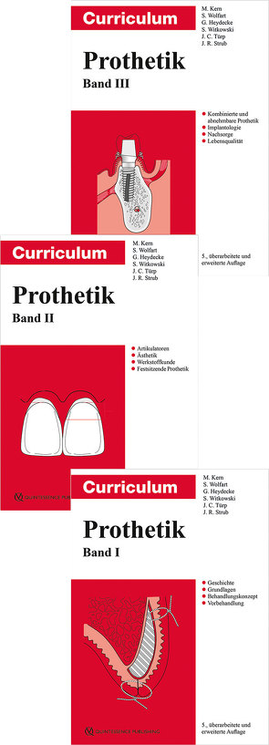 Curriculum Prothetik von Heydecke,  Guido, Kern,  Matthias, Strub,  Jörg R., Türp,  Jens Christoph, Witkowski,  Siegbert, Wolfart,  Stefan