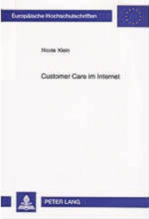 Customer Care im Internet von Klein,  Nicole