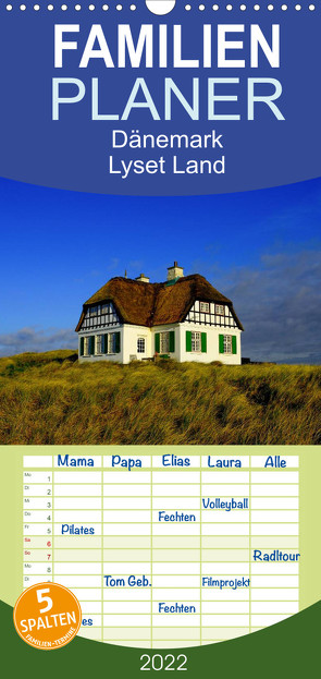 Familienplaner Dänemark – Lyset Land (Wandkalender 2022 , 21 cm x 45 cm, hoch) von strandmann@online.de