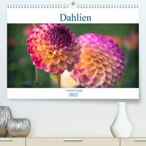 Dahlien – Blumenwunder der Natur (Premium, hochwertiger DIN A2 Wandkalender 2022, Kunstdruck in Hochglanz) von Stojke,  Norbert