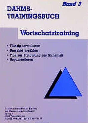 Dahms Trainingsbuch / Wortschatztraining von Dahms,  Christoph