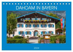 Dahoam in Bayern (Tischkalender 2024 DIN A5 quer), CALVENDO Monatskalender von Scherf,  Dietmar