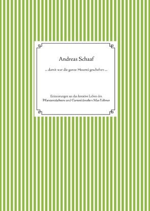 … damit war die ganze Hexerei geschehen … von Schaaf,  Andreas