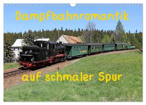 Dampfbahnromantik auf schmaler Spur (Wandkalender 2024 DIN A3 quer), CALVENDO Monatskalender von Bujara,  André