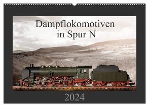 Dampflokomotiven in Spur N (Wandkalender 2024 DIN A2 quer), CALVENDO Monatskalender von Ritter Fotografie,  Christian