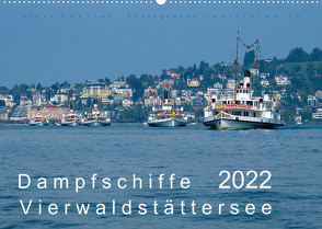 Dampfschiffe Vierwaldstättersee (Wandkalender 2022 DIN A2 quer) von J. Koller 4Pictures.ch,  Alois