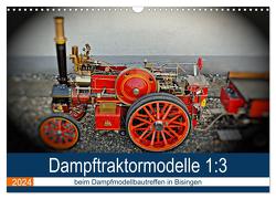 Dampftraktormodelle 1:3 beim Dampfmodellbautreffen in Bisingen (Wandkalender 2024 DIN A3 quer), CALVENDO Monatskalender von Günther,  Geiger