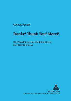 «Danke! Thank you! Merci!» von Ponisch,  Gabriele