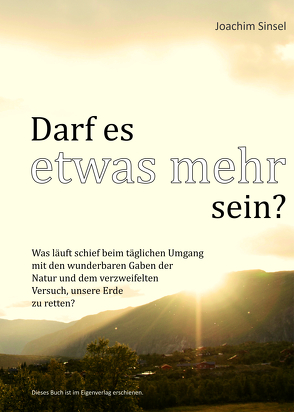 Darf es etwas mehr sein? von Sinsel,  Joachim