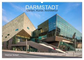 Darmstadt – Gärten, Kunst, Architektur (Wandkalender 2024 DIN A2 quer), CALVENDO Monatskalender von Scherf,  Dietmar