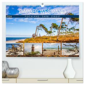 Darßer Weststrand – Fischland Darß Zingst (hochwertiger Premium Wandkalender 2024 DIN A2 quer), Kunstdruck in Hochglanz von Felix,  Holger