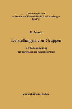 Darstellungen von Gruppen von Boerner,  Hermann