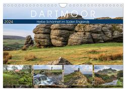 Dartmoor, herbe Schönheit im Süden Englands (Wandkalender 2024 DIN A4 quer), CALVENDO Monatskalender von Kruse,  Joana