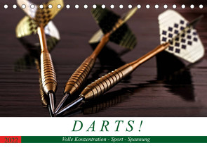 Darts. Konzentration – Sport – Spannung (Tischkalender 2022 DIN A5 quer) von Robert,  Boris