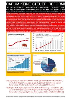 DARUM KEINE STEUER-REFORM! – DIE DELIKTSCHULD VERFASSUNGSWIDRIGER „GRÜNDE“ UND SOZIALER VERWERFUNGEN IHRER POLITISCHEN UNTERLASSUNG von Deutschland,  (SP: D) Sozialkritische Professionals:, Faust,  C. M.