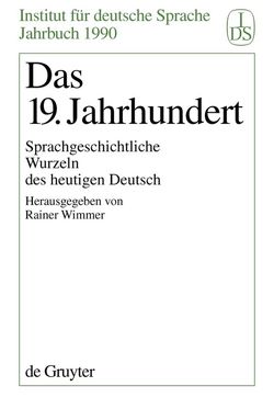 Das 19. Jahrhundert von Wimmer,  Rainer