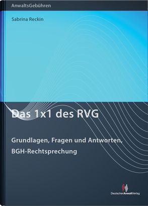 Das 1×1 des RVG von Reckin,  Sabrina