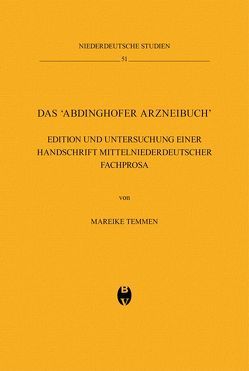 Das Abdinghofer Arzneibuch von Temmen,  Mareike