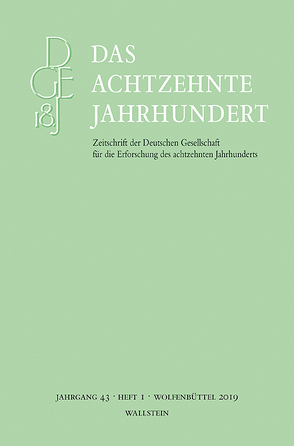 Das achtzehnte Jahrhundert 43/1 von Zelle,  Carsten