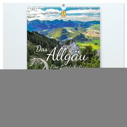 Das Allgäu – eine Landschaft wie im Märchen (hochwertiger Premium Wandkalender 2024 DIN A2 hoch), Kunstdruck in Hochglanz von Ratzer,  Reinhold