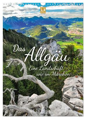 Das Allgäu – eine Landschaft wie im Märchen (Wandkalender 2024 DIN A3 hoch), CALVENDO Monatskalender von Ratzer,  Reinhold