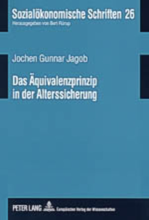 Das Äquivalenzprinzip in der Alterssicherung von Jagob,  Jochen