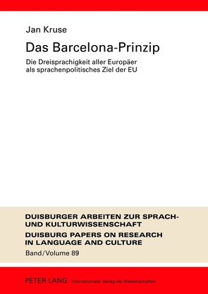 Das Barcelona-Prinzip von Kruse,  Jan